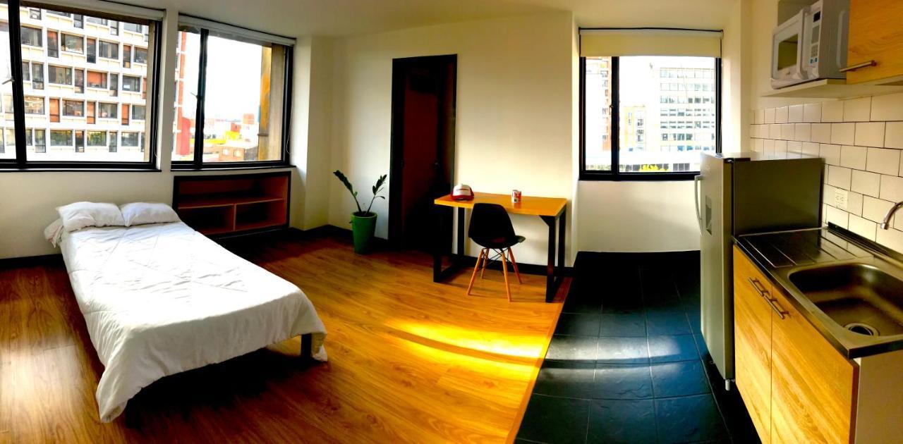 Hostal - Hotel - Apartaestudios Amoblados Chapinero Las Mandarinas - Coworking Bogota Ngoại thất bức ảnh